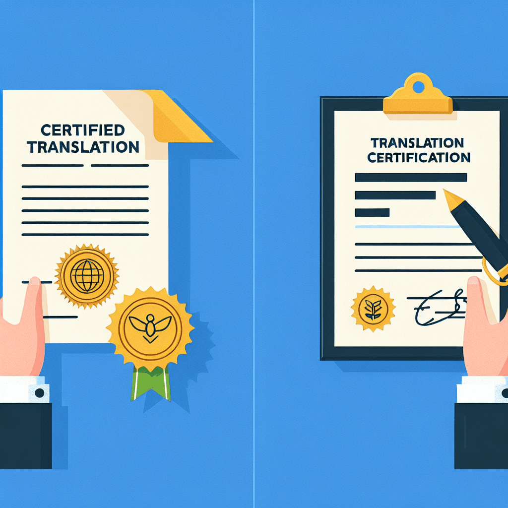 認證翻譯與翻譯證明的差別